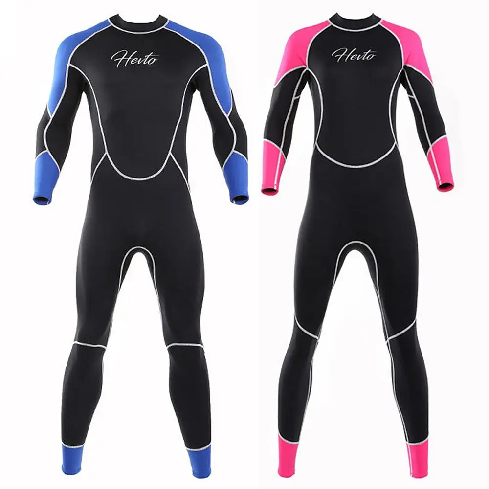 

2019 High Elastic Factory Surfing 2.5mm Neoprene Back Zip Full Wetsuit,Surfing Diving Suit For Men and Women Universal