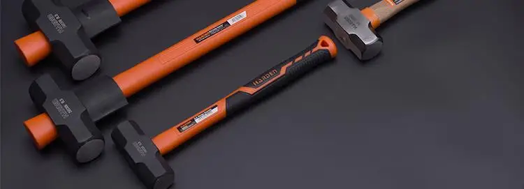 3LB Carbon Steel Sledge Hammer With Fiberglass Handle