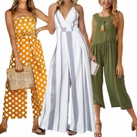 

Latest Adult Casual Short Sleeved Print V Neck Pants One Piece Sexy Rompers Womens Ladies Women Jumpsuits Women 2019