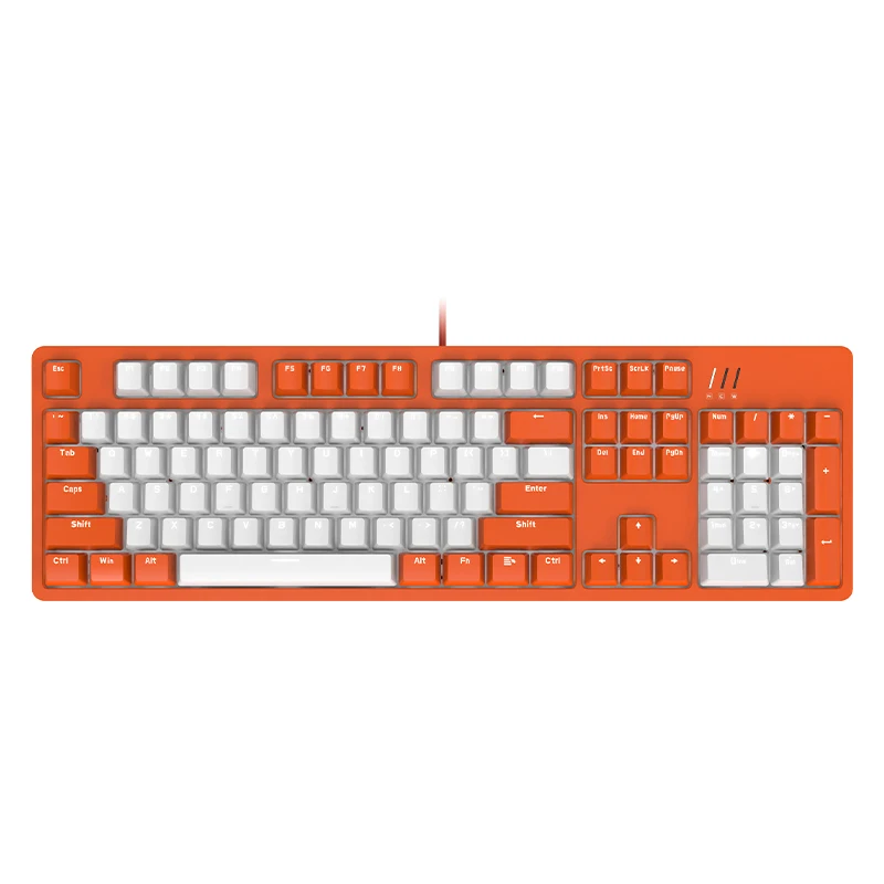 

NACODEX DKM150 104 key Wried Removable panel Gaming Mechanical Keyboard Lighting Effect Programmable Standard for laptop