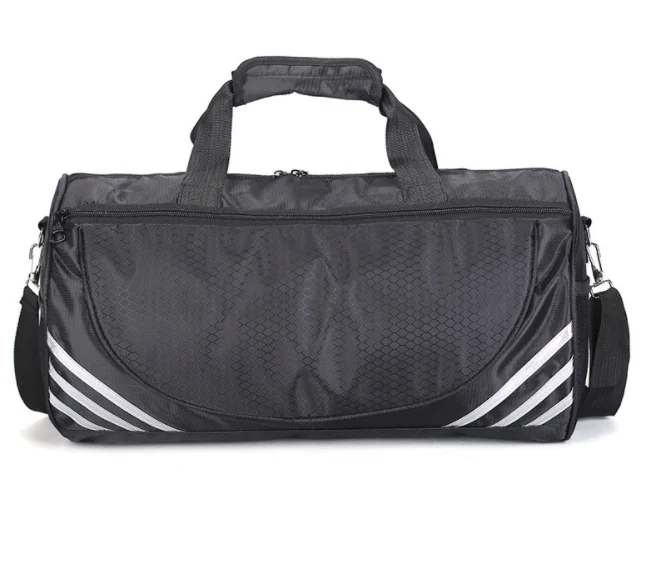 

Custom Heavy Duty Large Fitness Travel Duffle Bag Waterproof Black Nylon Mens Sports Gym Duffel Bag