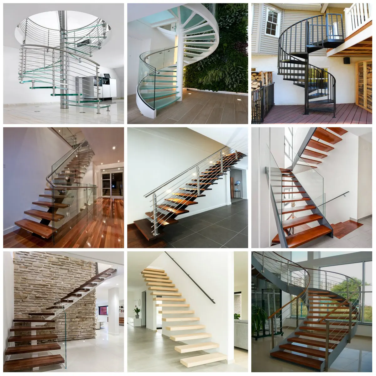 Escaleras Exteriores Prefabricadas,Metal,Al Aire Libre,Gran Oferta