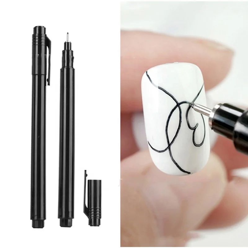 

Waterproof Drawing Painting Liner Brush DIY Flower Abstract Lines Details Nail Art Beauty Tool Nail Art Graffiti Pen