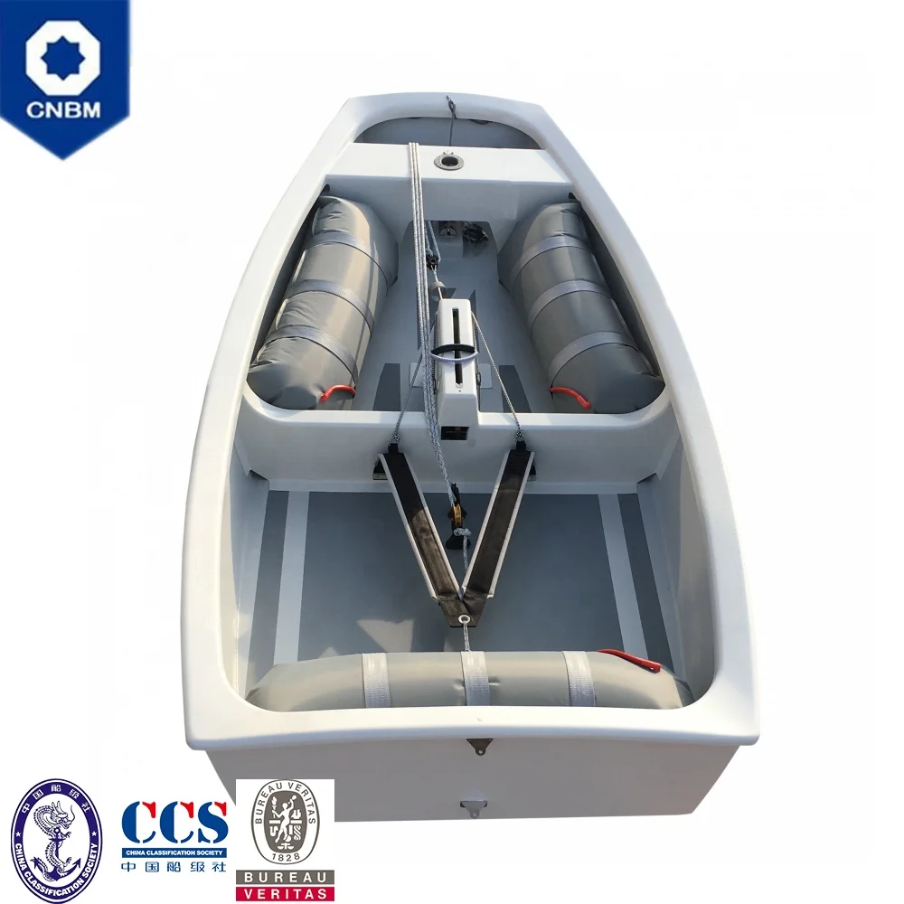 
7 ft Fiberglass Hull Material Monohull Type Boats Optimist Sailboat for Sale 