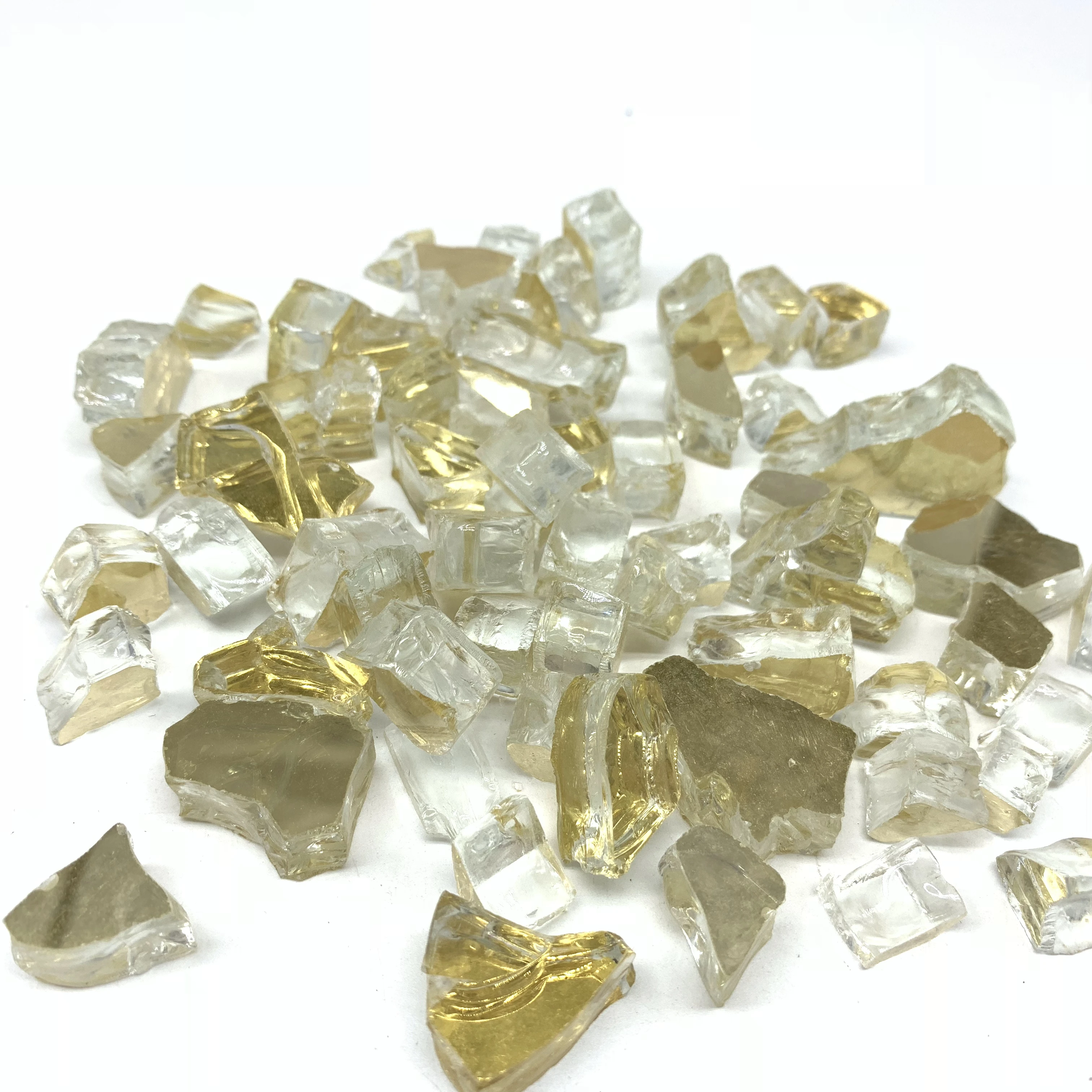 

24k golden Fire Glass with Fireplace Glass and Fire Pit Glass