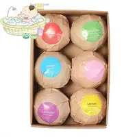 

Organic natural New Natural organic customized Bath Bombs Kit for Spa Bath