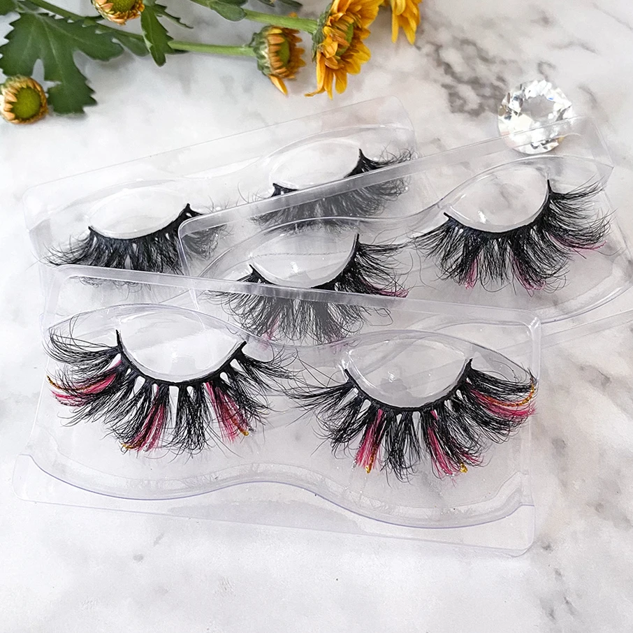 

Wholesale Custom Party Butterfly mink Glitter eyelashes Sequin faux mink Butterfly eye lash with box