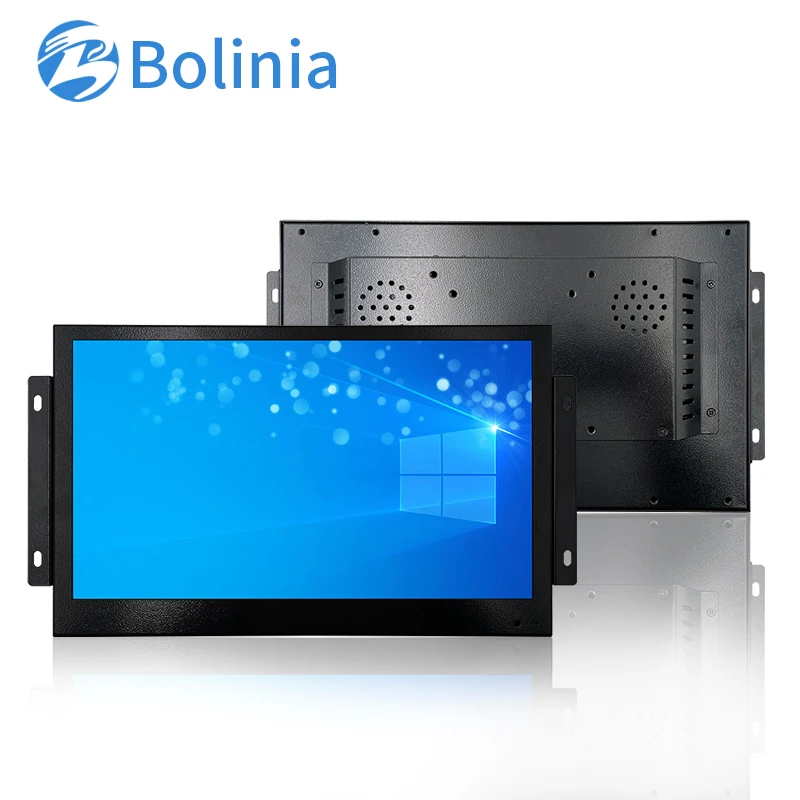 

13.3 inch 1366*768 IPS 1600*900 1920*1080 HD-MI VGA Resistive touch screen Metal Case TFT Open Frame Embedded industrial Monitor