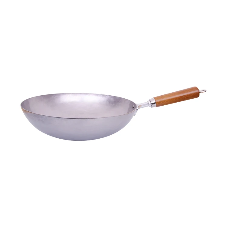 

Chinese Handmade Kitchen Iron Frying Woks Non-Stick Wok Pan Chenzhiji Carbon Steel Woks