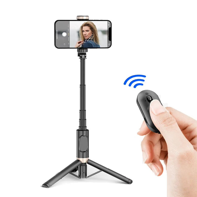 

Q12 Q12s long selfie stick with led remote control mini tripod extendable selfie stick professional tripod