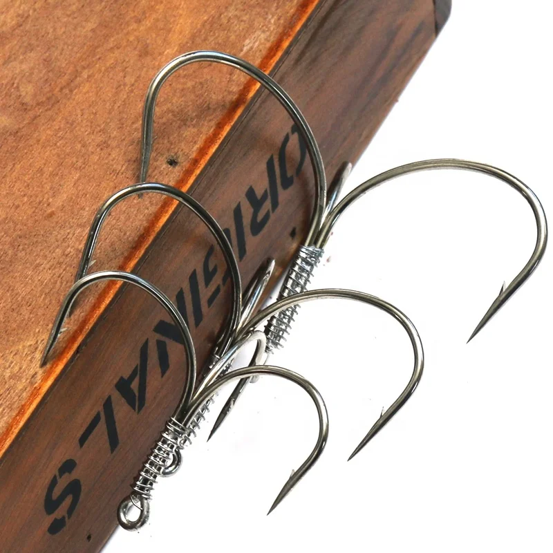 

Triple hook fishing hook High carbon steel Overturned treble fishing hook, Nickle