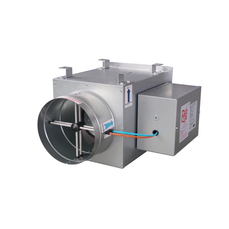 Hvac Galvanize Steel Single Air Duct Variable Volume Electric Motor