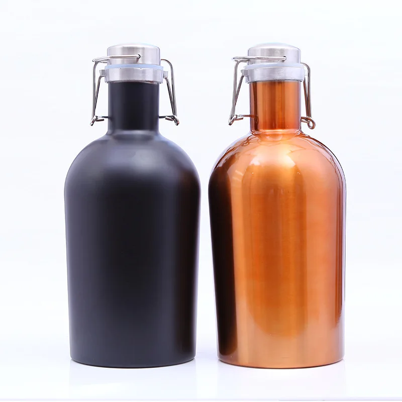 

BB076 Custom Logo Portable Outdoor Kettle Large Capacity Seal Wine Jug 1/2L Single Layer Stainless Steel Hip Flask, More colors