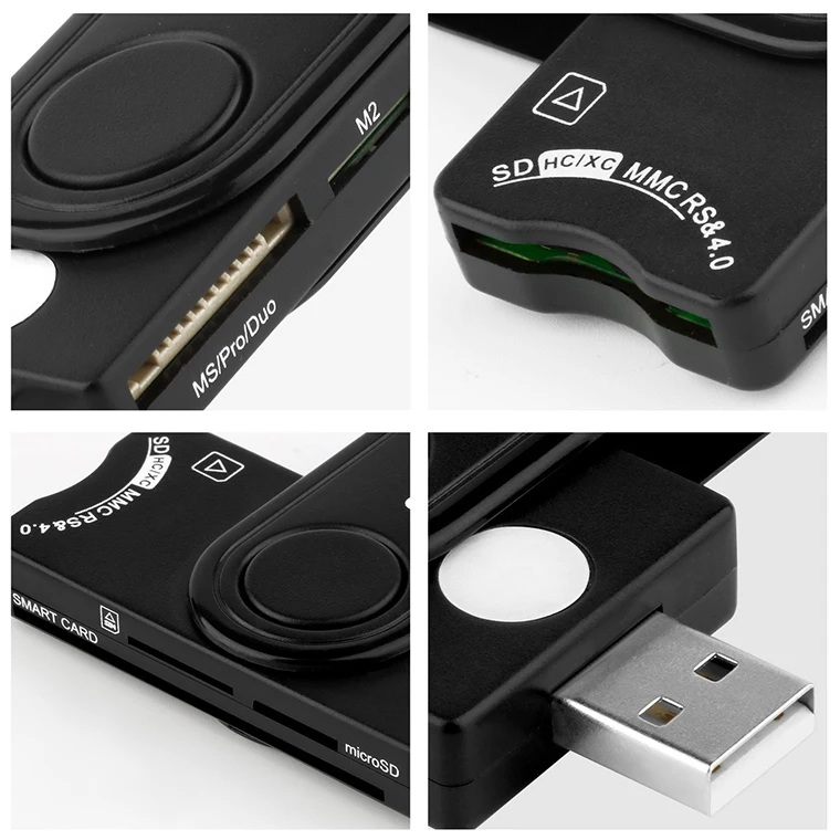 OEM Branded Custom 3.0 For MSR605 Mini Smart IC EMV Chip CF Card Reader Writer - ANKUX.COM