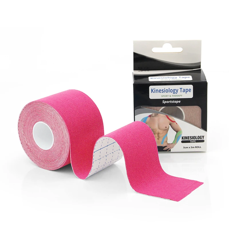 

Good surface kinesiology sports finger tape colorful bandages