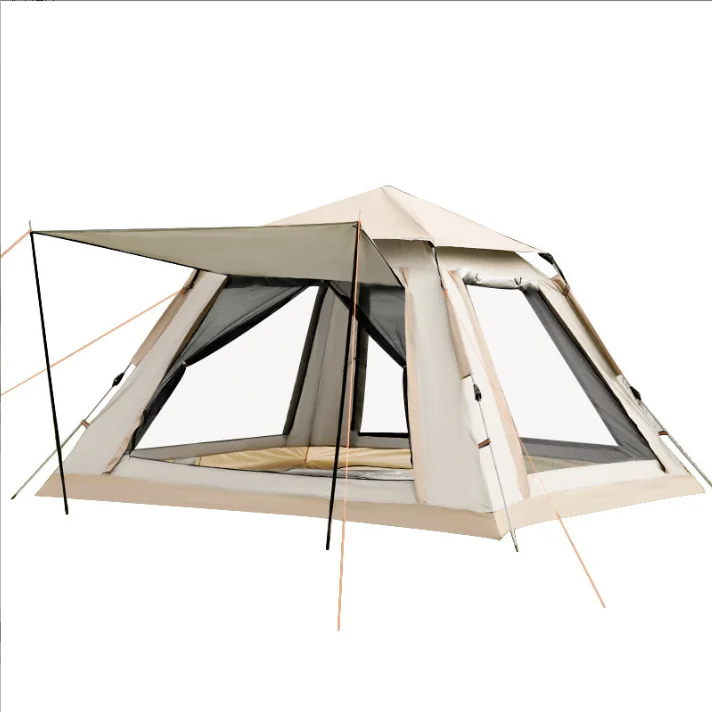 

Free mat Portable folding fully automatic picnic outdoor pop up portable travel camping mosquito net tent camp for hiking