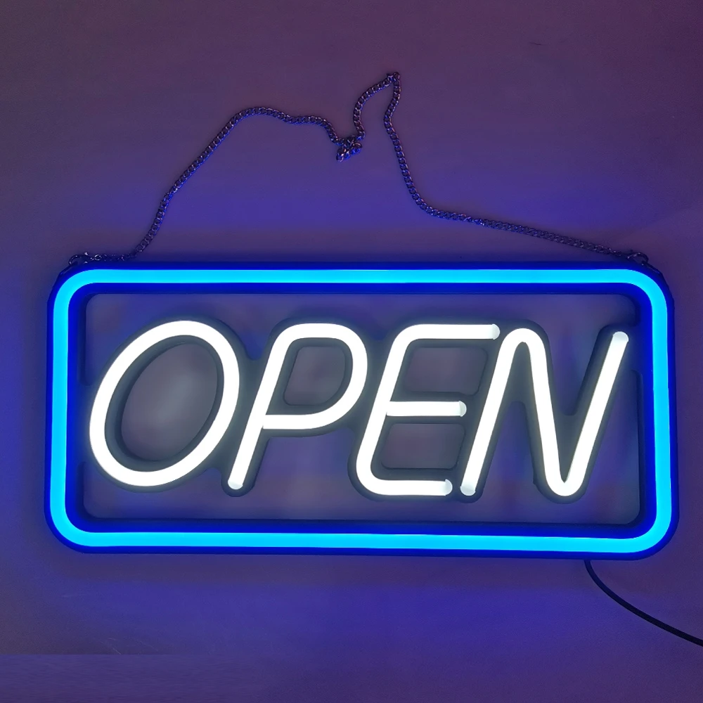 

SRY Wholesale Popular Custom Neon Sign Indoor/Outdoor Customized electron Lighted Led Open Sign Neon