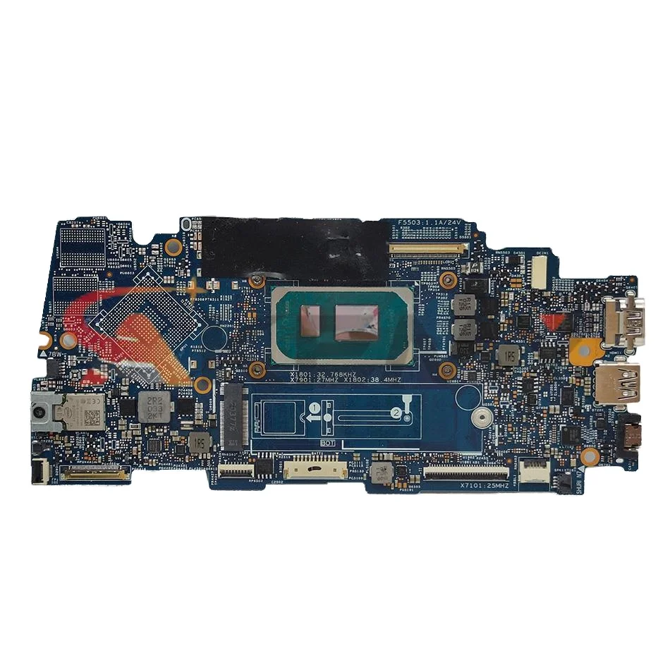 

19765-1 For Dell Vostro 5301 Laptop Motherboard W/ i3-1115G4 i5-1135G7 i7-1165G7 CPU Notebook mainboard 8G or 16G RAM CN-071W1W