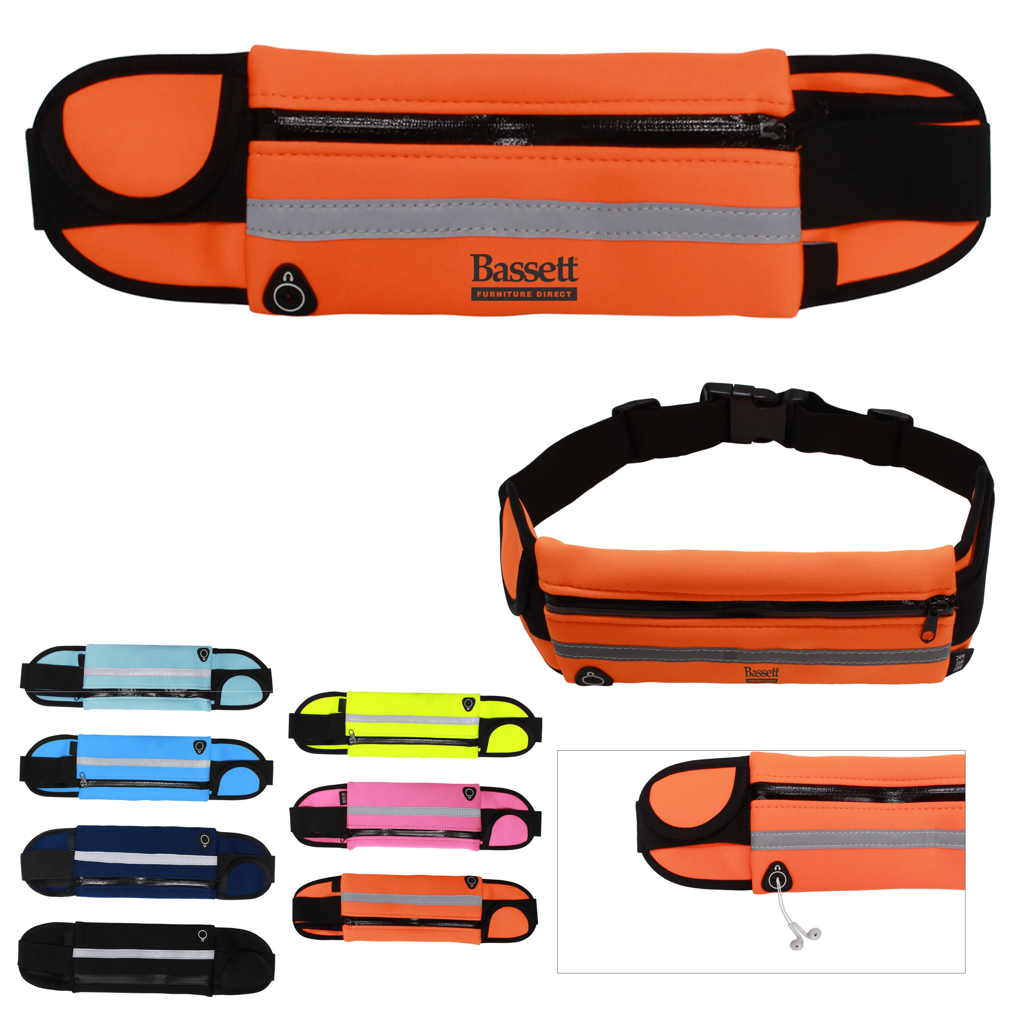 

Waterproof Elastic Neoprene Fanny Pack With Water Bottle Holder