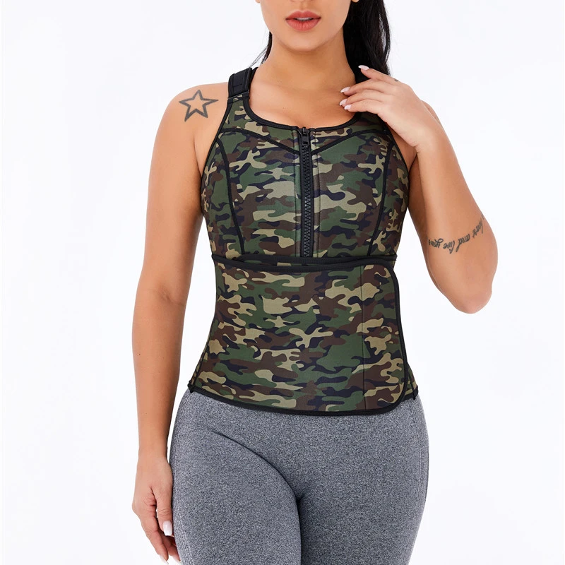 

2021 New Style Sports Vest Sweats Waist And Abdomen Corset Fitness Adjustable Wide Straps Corset Vest