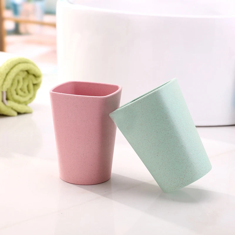 

Eco Friendly Food Grade Wheat Straw Printed Smoothie Pp Plastic Cups Reusable Cups, As same as picture