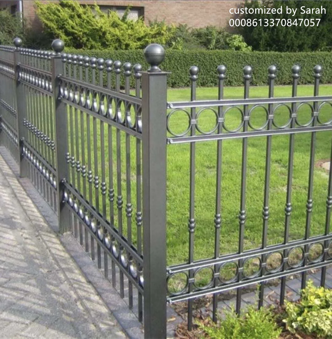 

2400 width Hot Factory Directly Sale Powder Coated Aluminum Fence spear Design, Customer's request