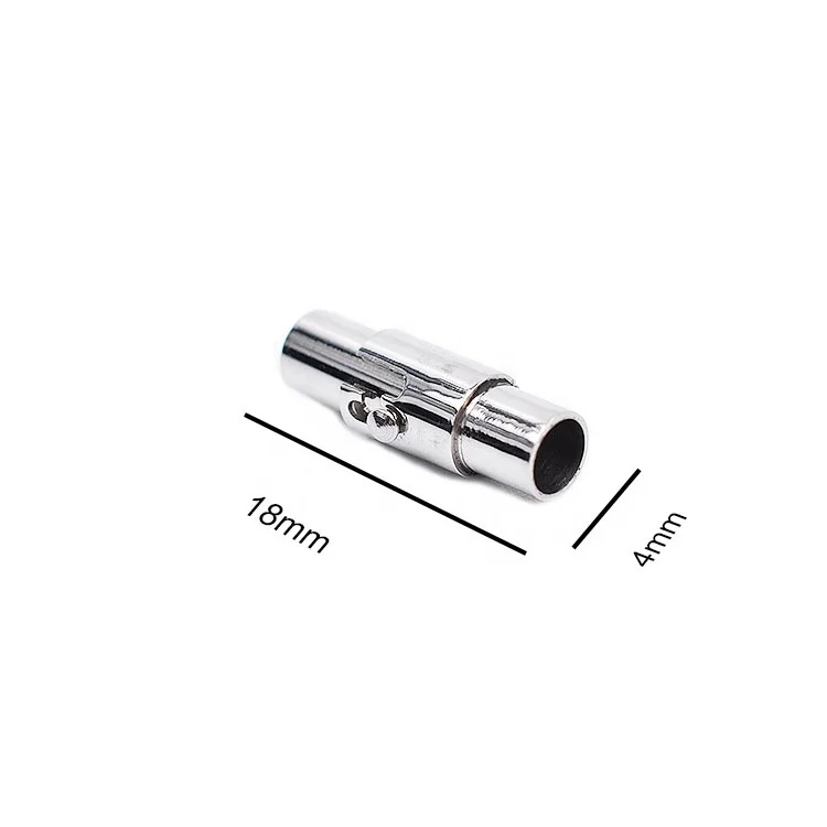 

Hot selling Cylinder Stainless Steel screw Magnet clasp for bracelet