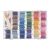 Embroidery Floss Stitch Kit Plastic Organizer Storage Yiwu Supplier 100 Colors Bobbins Embroidery Thread Suit Sewing Tools Kit