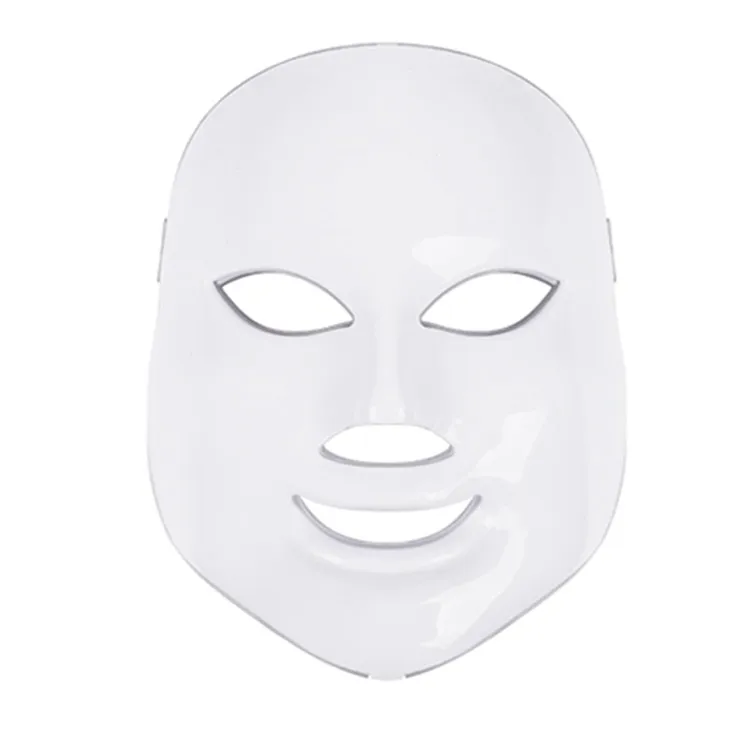 

Manufacturer Wholesale 7 Color Led Photon Light Therapy Machines Home Use Face Facial Beauty Mask for Facial Skin Care, White