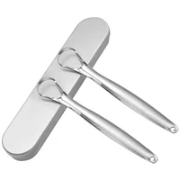 

Stainless Steel Fresh Breathe Oral Cleaner Tongue Scraper