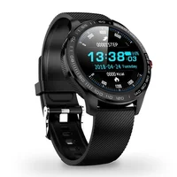 

2019 Amazon HOT Round Touch Screen sport Waterproof smartwatch L9 Smart Watch With Pedometer Heart Rate Monitor