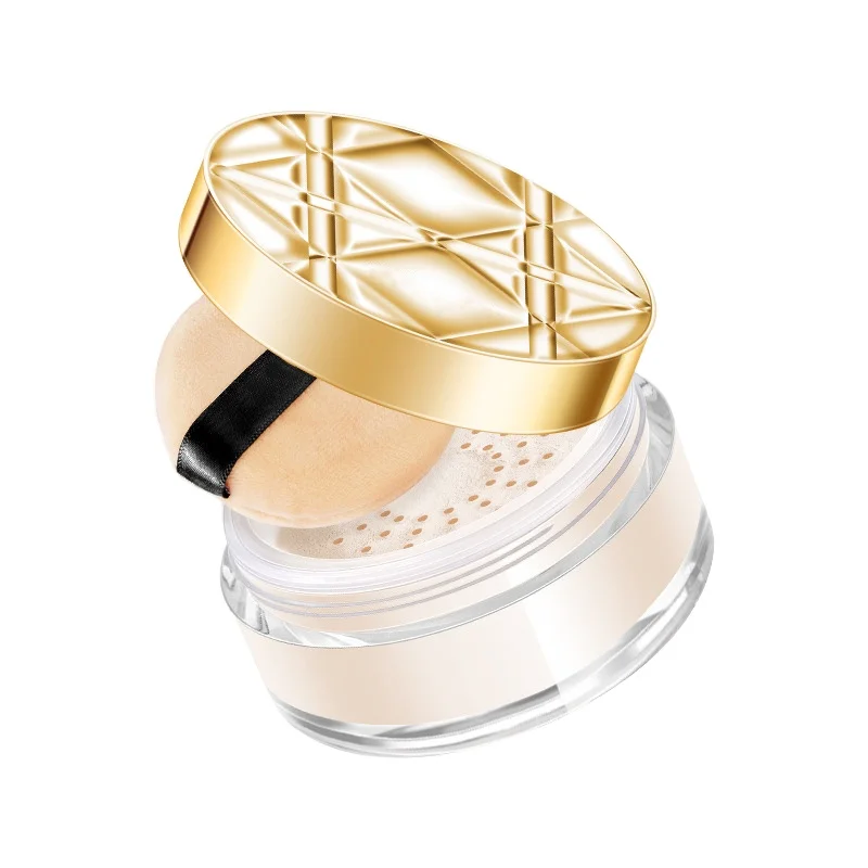 

Wholesale lvory natural color velvet oil control makeup powder cosmetic loose powder private label loose powder