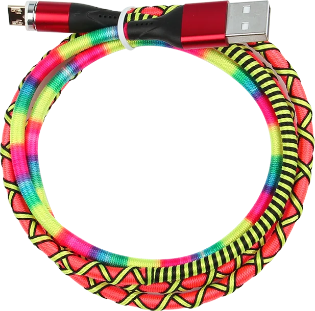 

2020 New Trending LED Flowing Light Magnetic Charging Cable Cellphone Fast Charging Cord Micro USB Cable Charger Data Cable Line, Multi