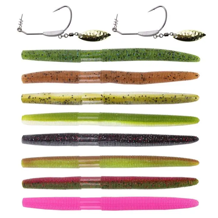 

WEIHE high quality worm sea salted threaded maggot high proportion fishing soft lure, See picture