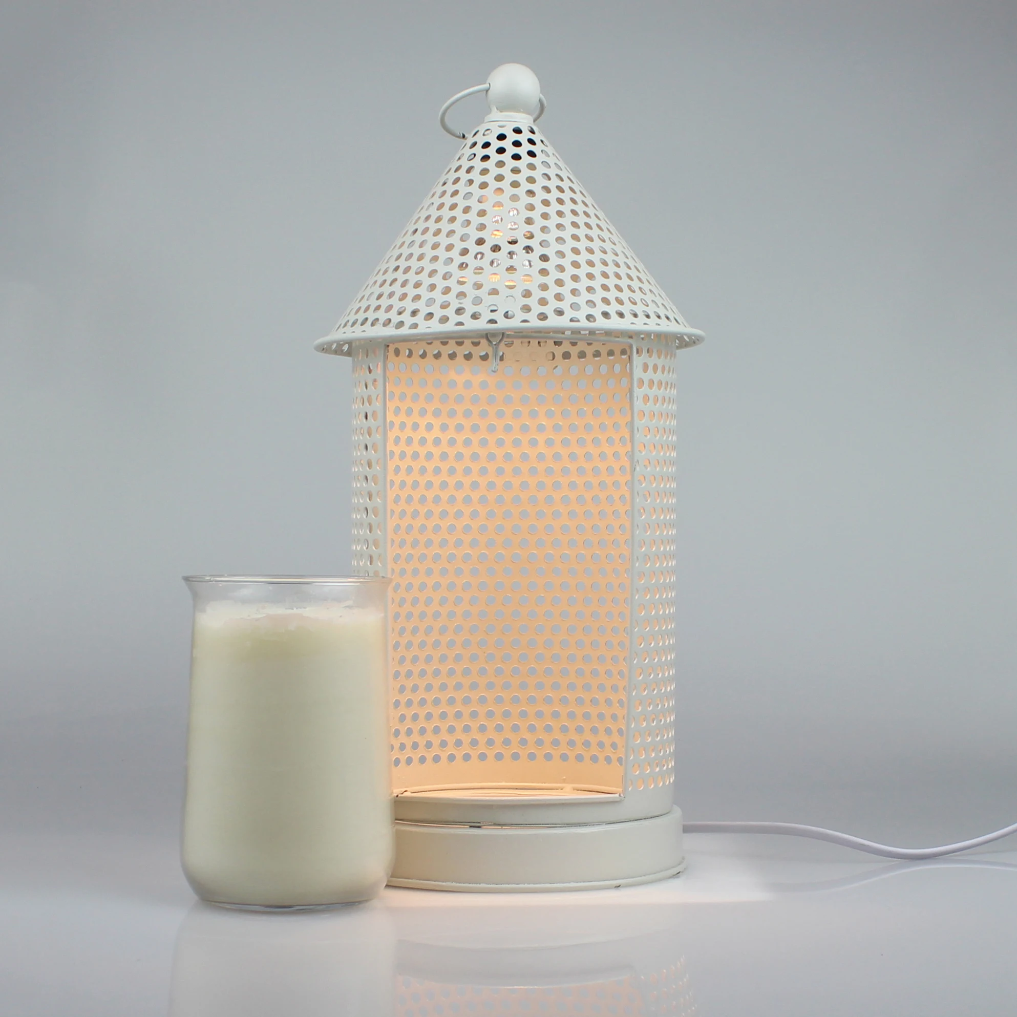 Vintage Factory Electric Classic Candle Warmer Lantern Table Lamp