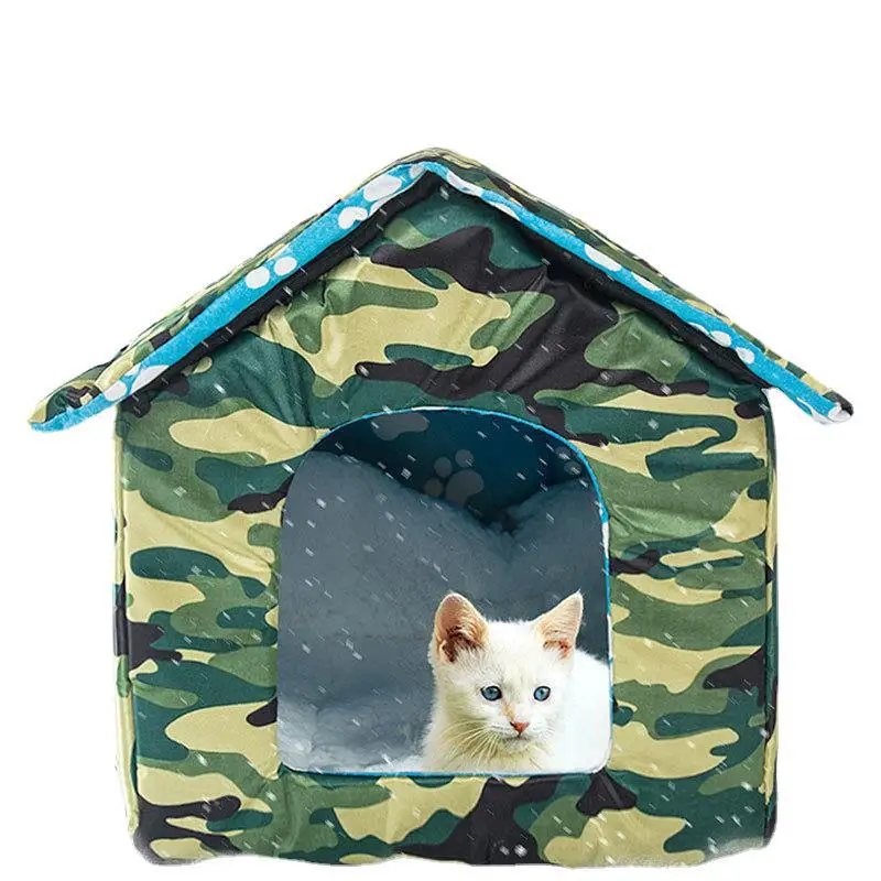

Octagonal Foldable Washable Waterproof Stray Cat Warm Outdoor Pet Cages Pet Carriers Pet Houses