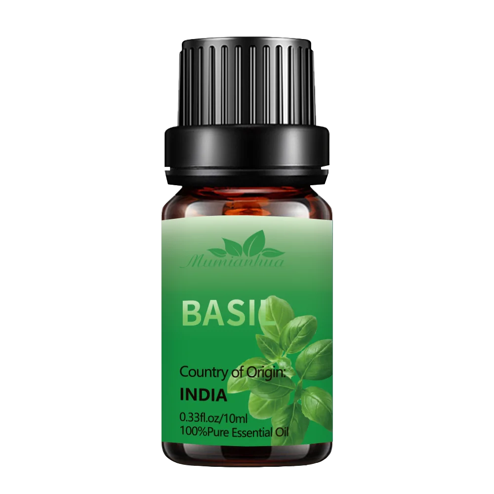 

MSDS Basil Essential Oil new Essential Organic Oil Aromatic Essential Oil Purify 100% Nourishe Dkin Refreshing OEM ODM Hot