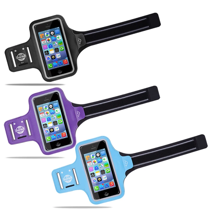 

Outdoor Sports Mobile Waterproof Breathable Phone Accessories Running Sport Armband for Iphone, Black/pink/blue or any colors