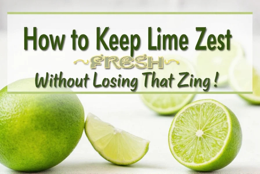how to keep lime zest fresh without losing that zing a juicy guide for foodies pros