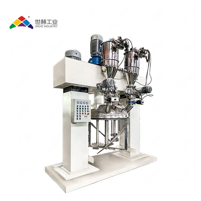 Putty Filler Wooden Putty Hydraulic Lifting Two Shaft Mixer With Auto