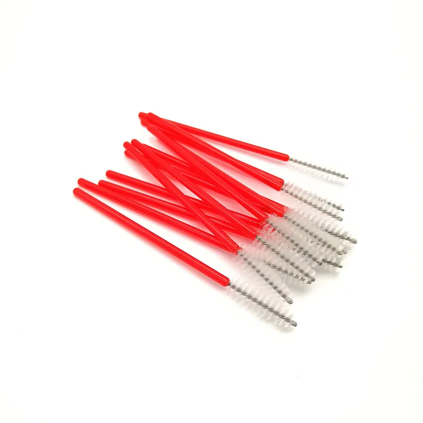 

50pcs fashion disposable eyelash brushes cheap mascara brush eye lashes disposable mascara wand