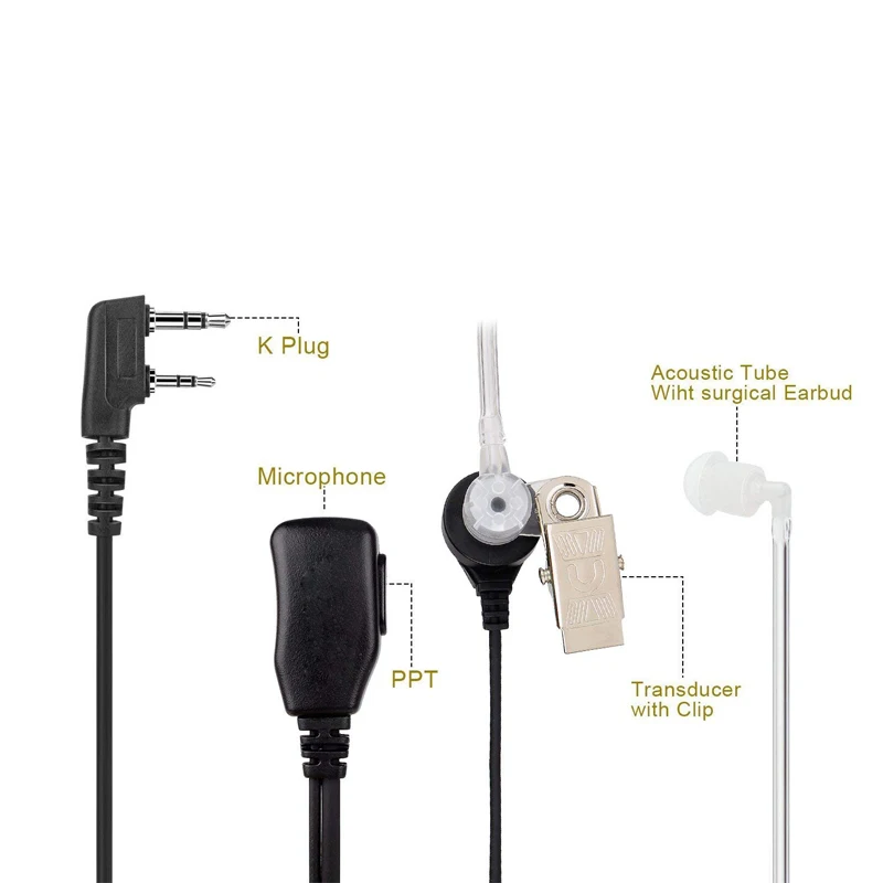 walkie talkie headphone with jack 3.5mm