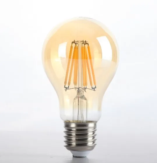 
A60 E27 B22 220 240V led filament light bulb 4W 6W 8W led vintage edison lamp ceramics lights 