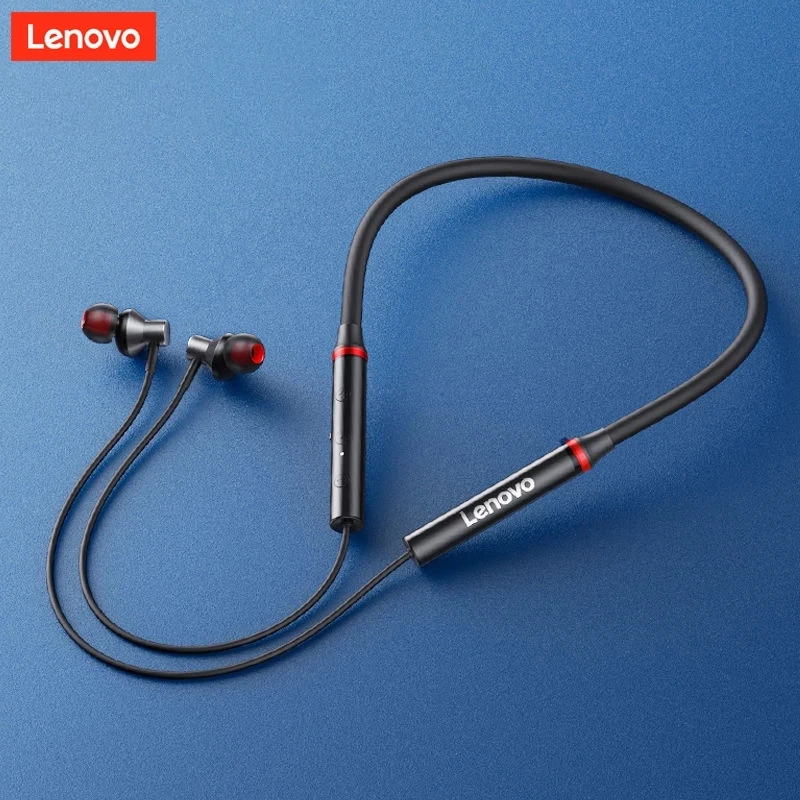 

Lenovo HE05X Bluetoot 5.0 Wireless Headset Waterproof Sport Earbud with Noise Cancelling Mic Magnetic Neckband Earphones