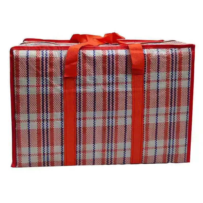 

Waterproof Custom Large Capacity China Jumbo Storage Laundry Shopping Reusable Recycle PP Woven Bags with Zipper