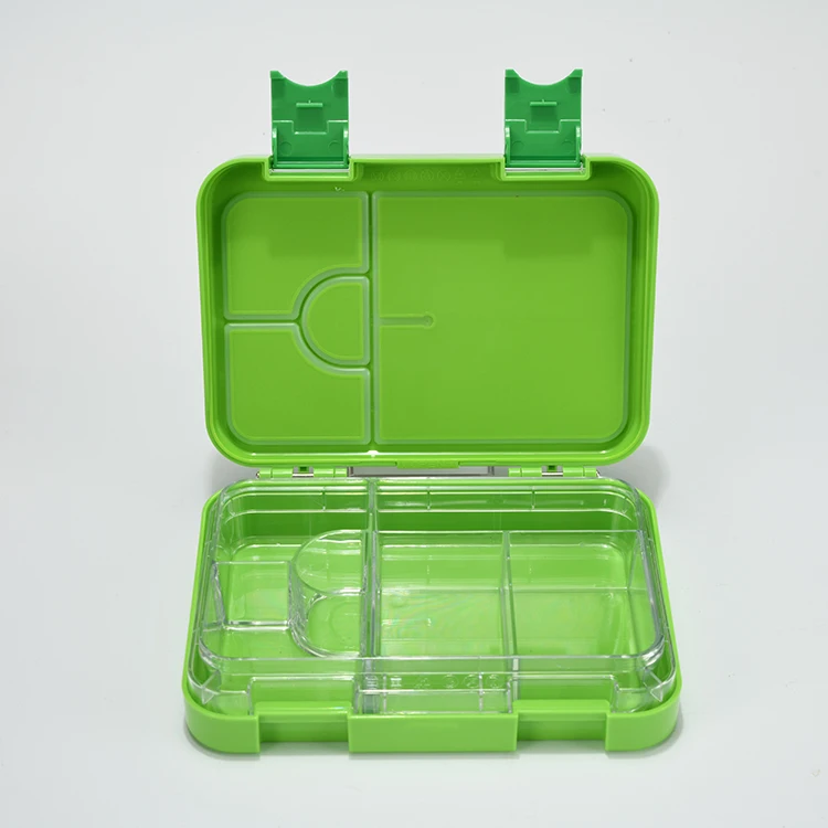 

4 Compartment Bento Box For Girls Boys Safe And Reliable For Kids Bento Lunch Box, Customized pantone color