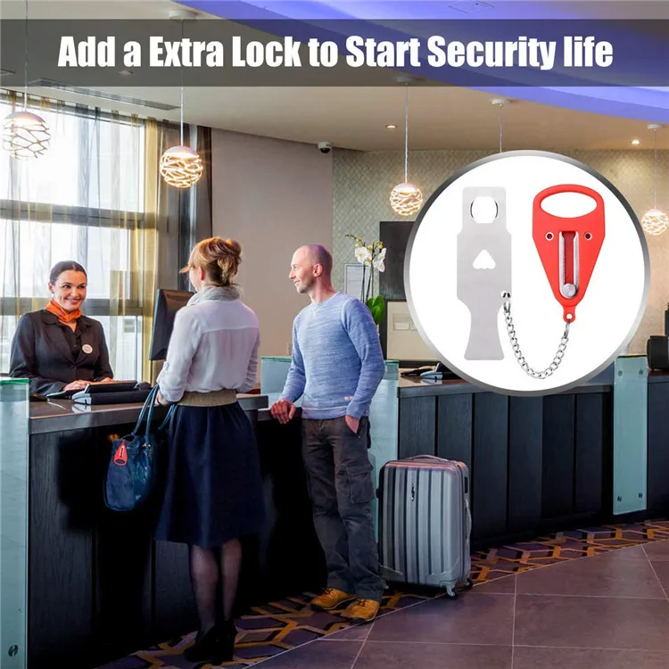 
Portable Door Lock Security Door Lock Travel Door Lock 