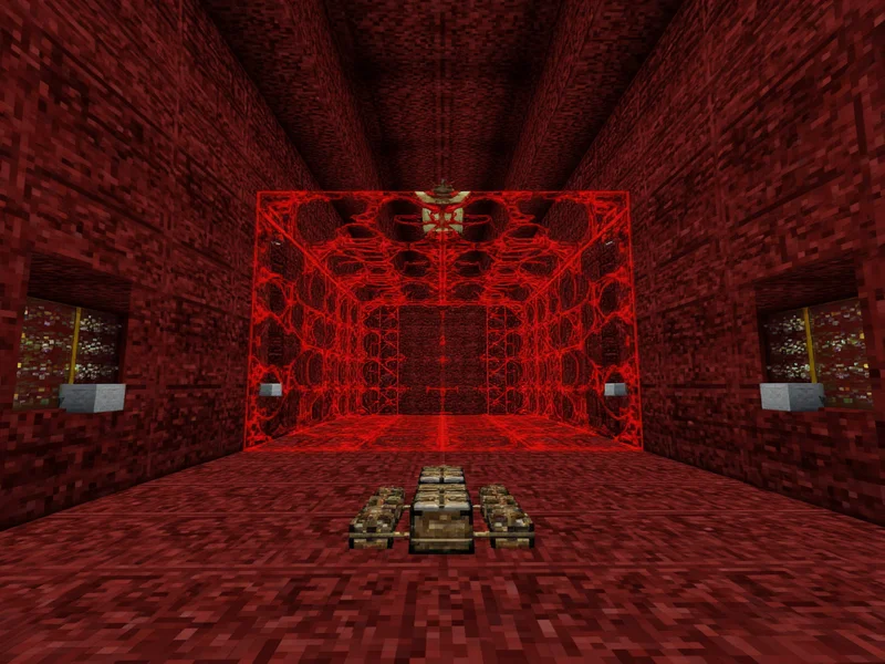 Minecraft redstone trap using cobwebs and observers