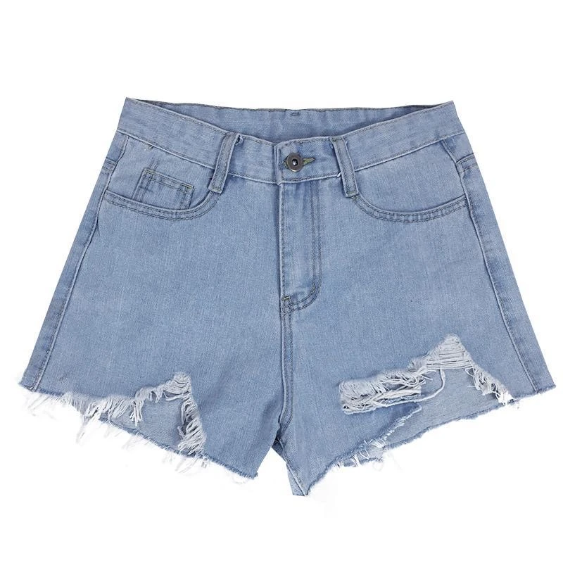 

Competitive ladies shorts price good quality high waist sexy casual ladies denim shorts