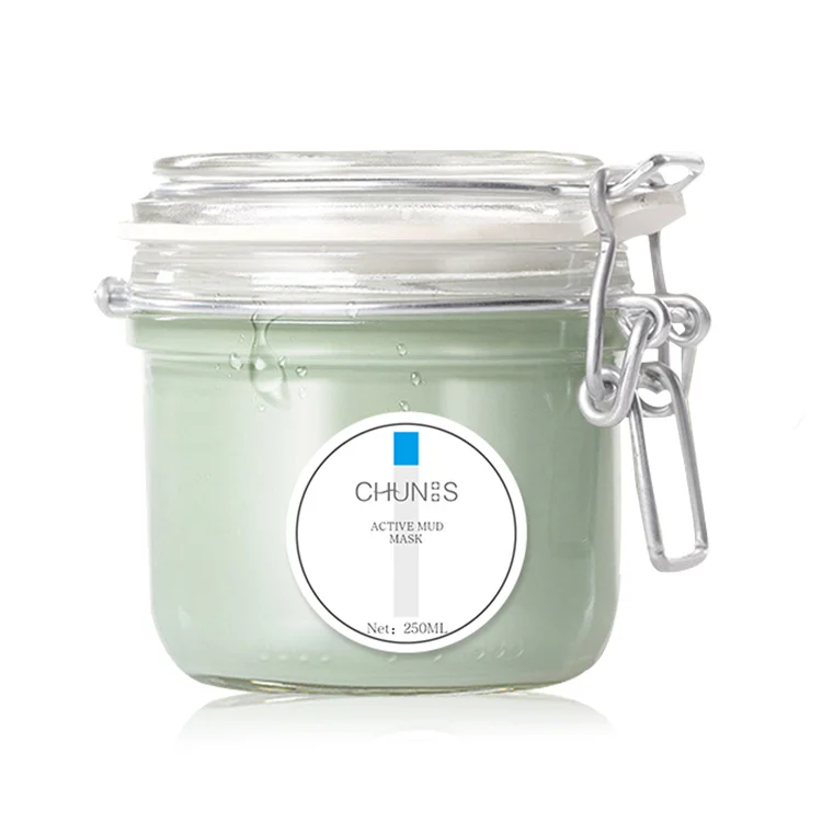 

Private Label Korea 100% Pure Natural Repairing Acne Skin Care Treatment Mund Bean Clay Mask, Green